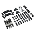 thumbnail image 1 of Kits de actualización de metal para coche RC a escala 1/12, base de barra de acoplamiento delantera y trasera, barras de acoplamiento para Negro, 1 of 9
