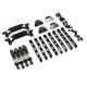 thumbnail image 1 of Kits de actualización de metal para coche RC a escala 1/12, base de barra de acoplamiento delantera y trasera, barras de acoplamiento para Negro, 1 of 9