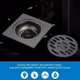 thumbnail image 2 of Anti Clogging Stainless Steel Floor Drain For Home Bathroom Shower Heavy Duty, 2 of 9