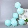 thumbnail image 3 of KIRIKOU 100pcs Pastel Latex Balloons 10 Inch Macaron Candy Colored Latex Party Balloons for Wedding Graduation Kids Birthday Christmas Baby Shower Party Supplies Arch Garland Tower(Tiffany Blue), 3 of 5