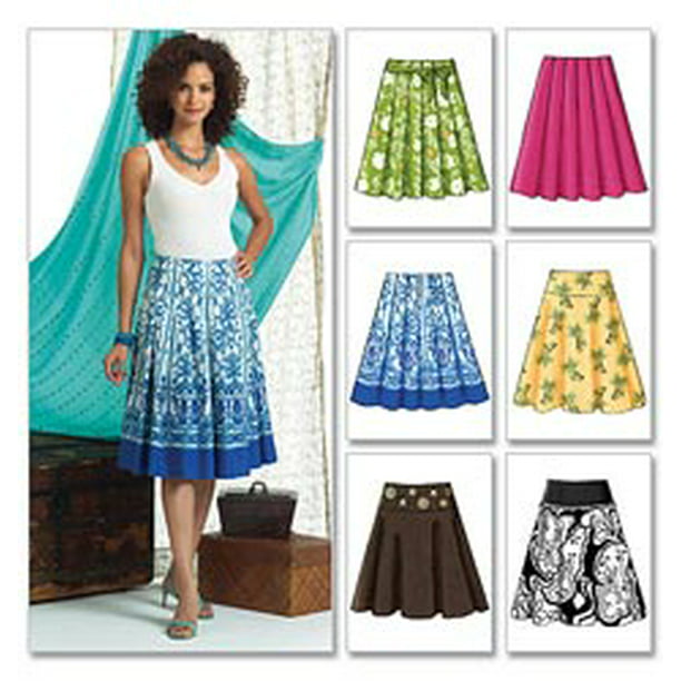 Butterick Pattern Misses' Skirt, EE (14, 16, 18, 20) - Walmart.com