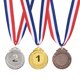 thumbnail image 3 of Medallas de Premio de Oro, Plata y Bronce de 2" Estilo Medallas 1er 2do 3er Premios con Cinta Paquete de 12, 3 of 7