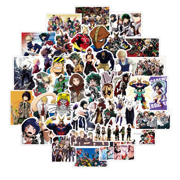 Anime Popular Laptop Suitcase Graffiti Waterproof Sticker - Walmart.com