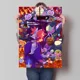 thumbnail image 4 of Póster vintage de Halloween, pinturas decorativas, figuras de anime, Pikachu, Charizard, Bulbasaur, Squirtle, Pokémon, arte mural de pared, juguete de regalo, 4 of 5