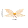 thumbnail image 1 of Alas de mariposa para niñas JanHm disfraz de Cosplay transparentes brillantes 76 x 35 cm, 1 of 4