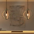 thumbnail image 4 of LNC 1-Light Farmhouse Wood Chandelier Pendant Light with Antique White Finish for Dining Room, 4 of 12