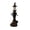 Black Witch, variant on Kuokaa Santa Claus Figurine in Resin with Wish List Scroll and Present Details, Christmas Tabletop Statue, 7.87 in (Santa with Scroll)