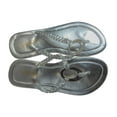 thumbnail image 3 of StarBay Women's Metallic Braided Strap Flat Thong Sandal Flip-flops, 3 of 3