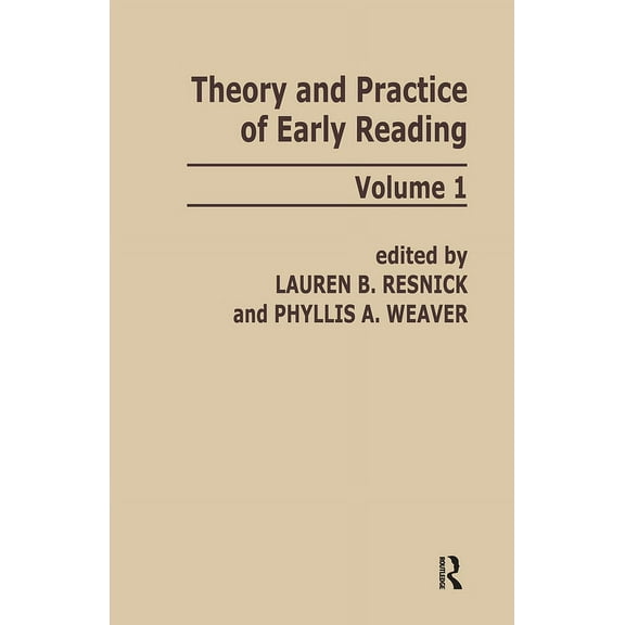 Theory and Practice of Early Reading: Volume 1, (Paperback)