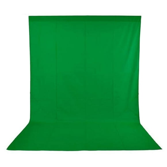 1.6 x / 5 x 10FT Photography Studio Non-woven Backdrop Background Screen 3 Colors for Option Black White Green