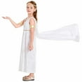 thumbnail image 5 of Vividxx Girls Dresses Halloween Greek Mythology Statue Of Girl White Court Cape Gown School Performance L, 5 of 9