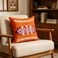 thumbnail image 4 of Boho Pillow Covers 18x18,Brown Throw Pillow Covers Outdoor Decorative Linen Pillow Covers for Couch Bed Sofa Cushion Boho Pillowcases, 4 of 5