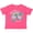 Vintage Hot Pink, variant on Inktastic Nonna Loves Me Girls Granddaughter Rainbow Girls Toddler T-Shirt