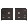thumbnail image 5 of Fresca Imperia 72" Dark Gray Oak Free Standing Double Sink Modern Bathroom Cabinet, 5 of 7