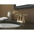 thumbnail image 2 of Delta Linden Two Handle Centerset Bathroom Faucet with Metal Drain Assembly in Champagne Bronze 2594-CZMPU-DST, 2 of 2