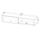 thumbnail image 3 of Mueble para tv de 55” Flotante de 120 cms con 2 Espacios de Almacenamiento y una Puerta Hogare  Mueble Flotante 120 con 1 Puerta, 3 of 9