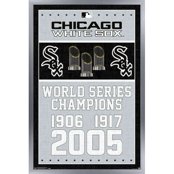 MLB Chicago White Sox - Champions 17 Wall Poster, 14.725" x 22.375", Framed