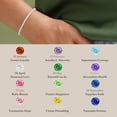 thumbnail image 5 of LUNVKY S925 Sterling Silver Plated Tennis Bracelets for Women Girls CZ October Birthstone Bracelets with Pink Tourmaline Birthday Graduation Jewelry Gifts Teen Mom Her Wife Kids Age Ideas, 5 of 7