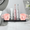 thumbnail image 2 of Leodye 1PCS Anti-fall Mouthwash Cup Durable Design Household Toothbrushing Rinsing Cup Accessory -4.13x3.11x3.03in, 2 of 6
