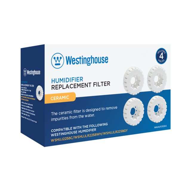 Juego de filtros de repuesto para humidificador Westinghouse Ceramic x4