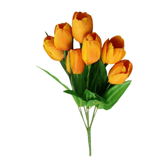 Tyeign Artificial Flowers Clearance Sale! 7 Head Artificial Silk Fowers Bunch Wedding Home Outdoor Size 37Cm Avilable in 9 Colours
