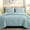 Blue, variant on EMONIA Queen Comforter Duvet Insert, All Season Quilted Down Alternative, Hotel Luxury Fluffy Soft Cooling, Skin-friendly Machine Washable Reversible Quilted with Corner Tabs (White,88x88 inches)