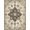 Ivory And Black, Pattern 6, variant on ODIKA 8'x10' Washable Area Rug Oushak Modern Medallion With Faded Vintage Floral Border Detail for Living Room, Under Sectional, Family , Durable, Non-Slip