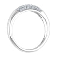 thumbnail image 2 of 1/4 Carat Round Diamond Wedding Band Ring in 10K White Gold (Ring Size 4.5) (SI1-SI2 Clarity), 2 of 4