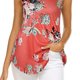 thumbnail image 4 of Camisolas holgadas y fluidas, camiseta sin mangas con doble correa, camiseta sin mangas ajustada informal para mujer, señora, chica, verano, estampado rosa, M, 4 of 5