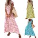 thumbnail image 5 of SAYOO Vestido floral largo de verano para mujeres vestido de playa Bohemia SAYOO  moda, 5 of 6