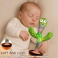 thumbnail image 3 of Juguete de peluche con forma de cactus parlantes LunoMart, recargable, 120 canciones, 3 of 6