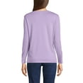 thumbnail image 2 of Lands' End Women's Relaxed Supima Cotton T-Shirt, 2 of 3