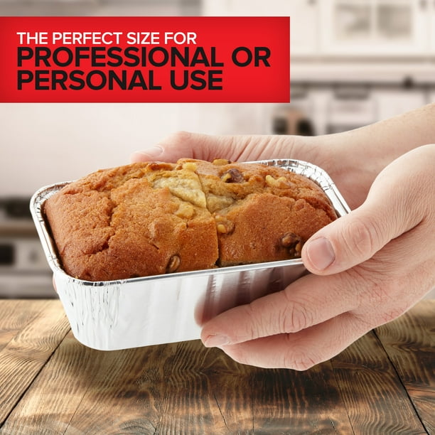 Stock Your Home Lb Aluminum Foil Mini Loaf Pans (30 Pack