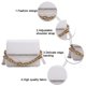 thumbnail image 3 of black Bolsos cruzados para mujer, pequeño bolso de hombro con correa de cadena, bolso, 3 of 4