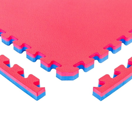 Mma Foam Gym Tiles Wrestling Exercise Mats 2 X2 Red Blue 10