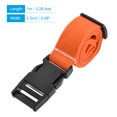 thumbnail image 2 of Unique Bargains 1m Length with Quick Release Buckle Luggage Straps, Orange, 2 of 5