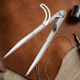 thumbnail image 2 of Garosa Leathercraft Compass,Leather Scriber Spacing Compass Marking Tool Leather Craft Line Drawing Rotating Tool,Spacing Compass, 2 of 7