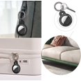 thumbnail image 4 of 2 Pack Protective Case For Airtag Finder With Matte Finish Metal Keychain Ring Compatible Holder For Apple Air Tag (black+green), 4 of 4