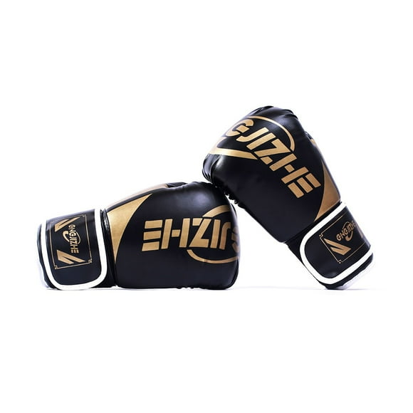 1 Paire de Gants de Boxe Portables pour Femmes et Hommes Gants de Pratique Ajustables Protecteurs de Main Accessoires de Sport Rouge 12oz