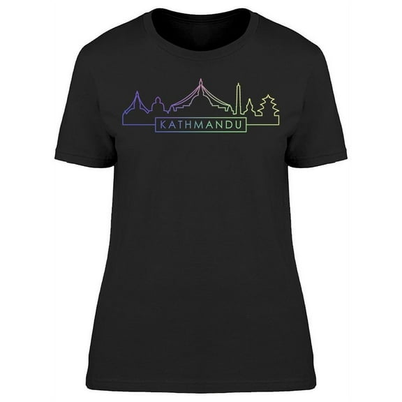 Kathmandu Skyline Linear T-Shirt Women -Image by Shutterstock, Female 3X-Large
