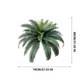thumbnail image 2 of Darzheoy Artificial Ferns for Outdoor Fake Boston Fern Faux Ferns Plant Silk Greenery for Indoors Home Garden Porch Windowsill Decor, 2 of 7