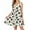 Off White & Blue, variant on Womens Summer Casual Tank Dress Sleeveless T Shirt Sundress Flowy Tiered Swing Mini Beach Vacation Dresses