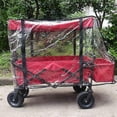 thumbnail image 1 of Folding Portable Shopping Trolley for Children - Suitable for RV Camping, Beach, Garden - Transparent Design - 1pcs, 1 of 5