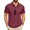 Wine Red, variant on COOFANDY Mens Polo Shirts Short Sleeve Collared Golf Polos T-Shirts Solid Casual Pique Golf Polo Tees for Men