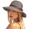 thumbnail image 2 of HuangHuanChen Sun Hats For Women Summer UPF 50+ UV Protection Sun Hat Wide Brim Packable Foldable Bucket Hat Garden Sunhat for Women Beach Hat for Travel Holiday Grey One Size, 2 of 5