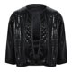 thumbnail image 3 of Cowsor Girls Sequin Jackets Glitter Varsity Bomber Sparkly Coat Party Outwear Lightweight Girls Cloth, 3 of 4