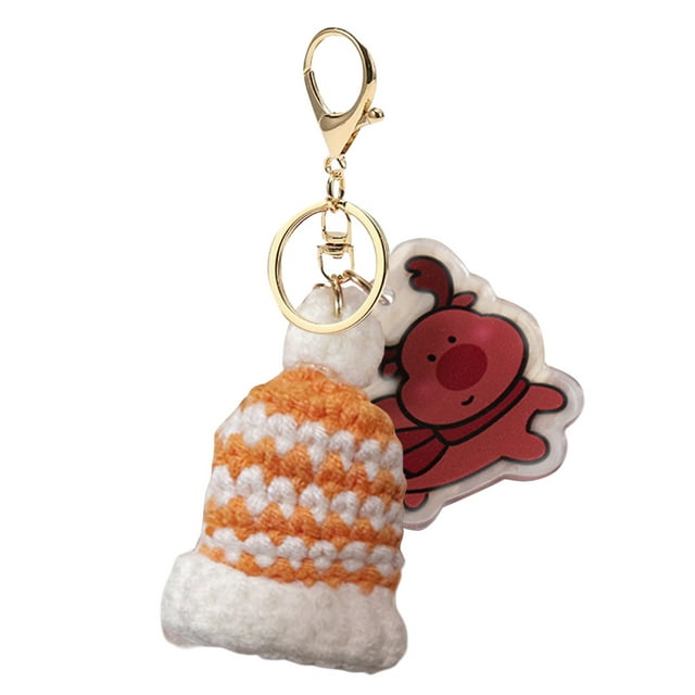 Llavero navideño con colgante para billetera, llavero con colgante, lindo accesorio navideño, regalo para niñas y mujeres