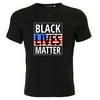 SHIYAO Men's Black Lives Matter Fist Freedom T-Shirt BLM Graphic Short Sleeve Outfits