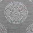 thumbnail image 2 of Exclusive Home Akola Medallion Linen Jacquard Grommet Top Curtain Panel Pair, 54"x84", Ash Grey, 2 of 5