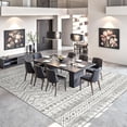 thumbnail image 6 of 8x10 Area Rug for Living Room Moroccan Washable Rugs Non Slip Indoor Floor Carpet Foldable Large Soft Area Rug for Dining Room Bedroom with Low Pile, 6 of 6